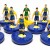 Subbuteo Andrew Table Soccer Asteras Tripolis 2014-2015 on classic Hasbro bases